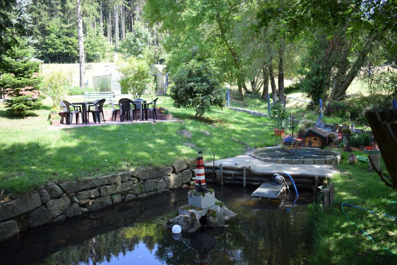 Ferienwohnung Waldmuehle Saupsdorf المظهر الخارجي الصورة
